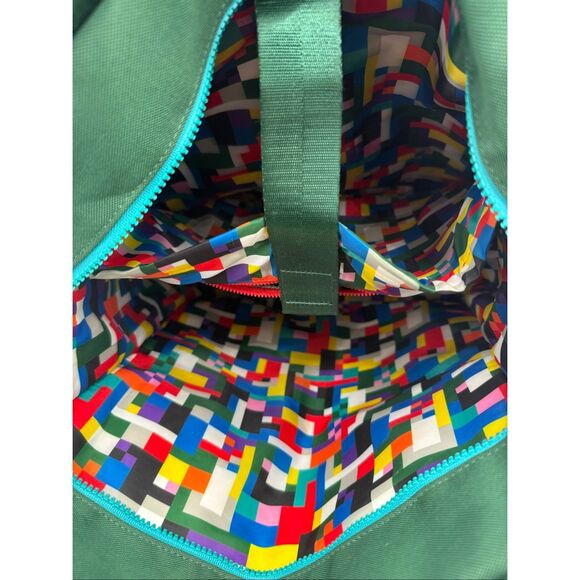 Lego Collection X Target Utility Pockets weekender Tote Bag forest Green travel - Picture 7 of 12